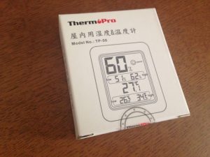 冷房の効き具合をチェックするために、ThermoPro デジタル温湿度計を買いました。